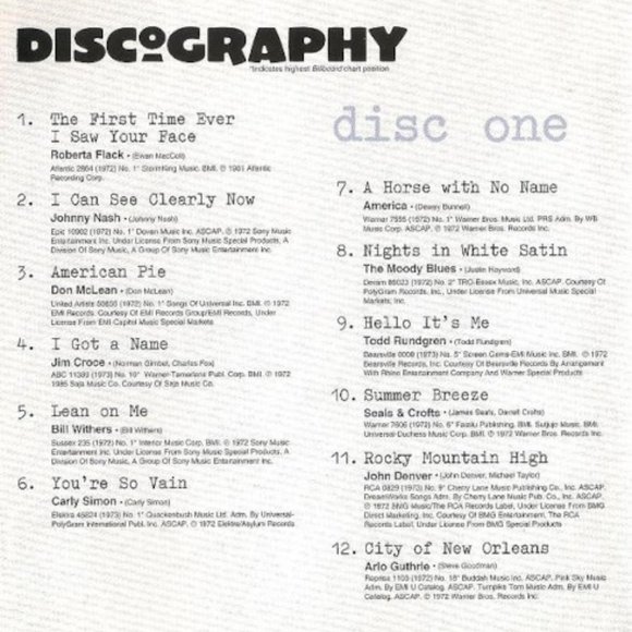 Time Life Singers & Songwriters - 60s & 70s - Collection 2: 5 Double CD Sets!! - Picture 15 of 16